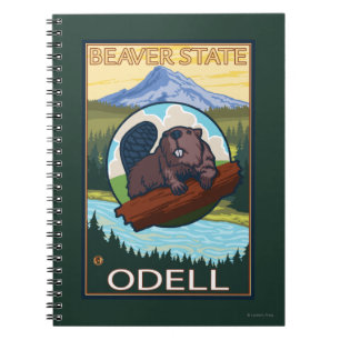 Biber u. Mt.-Haube - Odell, Oregon Notizblock