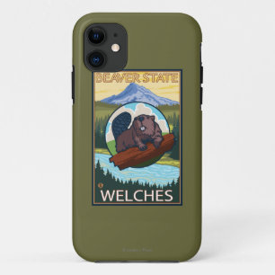 Biber u. Mt.-Haube - Welches, Oregon Case-Mate iPhone Hülle