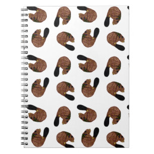 Biber-Wurf-Notizbuch Notizblock