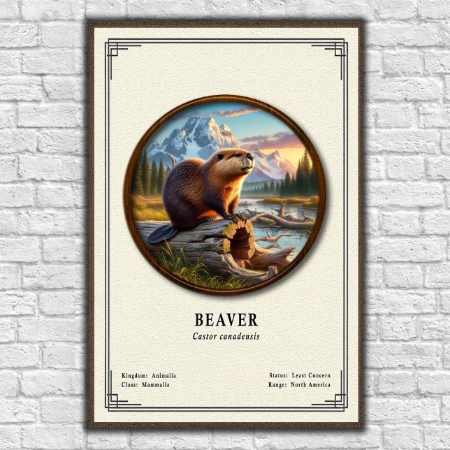 Biber-Zoologie-Serie Poster (Von Creator hochgeladen)
