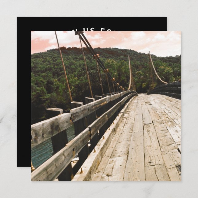 Biberbrücke Einladung (Vorne/Hinten)