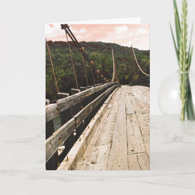 Biberbrücke Feiertagskarte (Vorderseite)