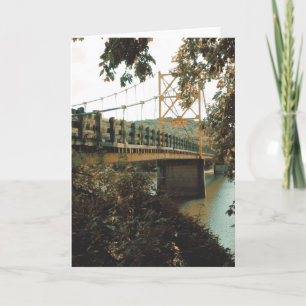 Biberbrücke in Eureka-Quellen Feiertagskarte
