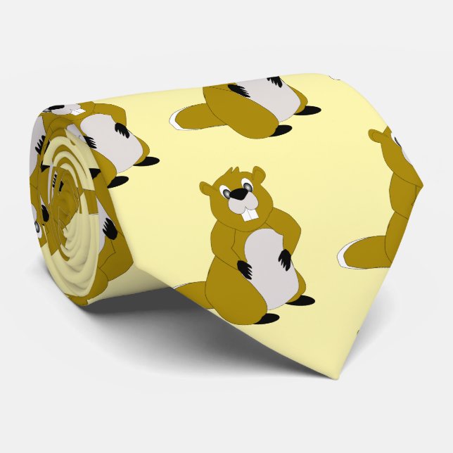 Biberdesign Krawatte (Gerollt)