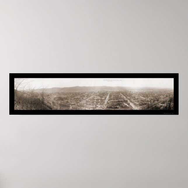 Biberfälle, PA-Foto 1909 Poster (Vorne)