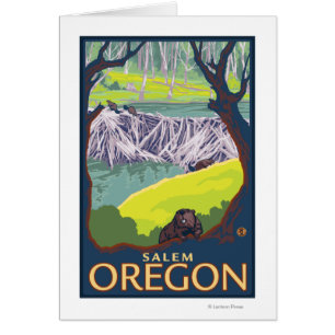 Biberfamilie - Salem, Oregon