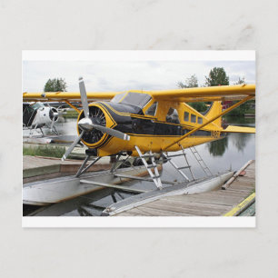 Biberfloat Flugzeug, Lake Hood, Alaska, USA Postkarte