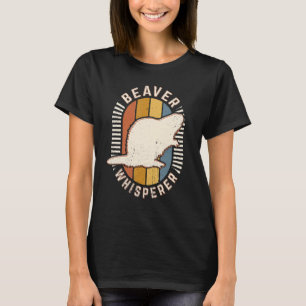 Biberflüsterer Vintage Klassiker Retro Tierliebe T-Shirt