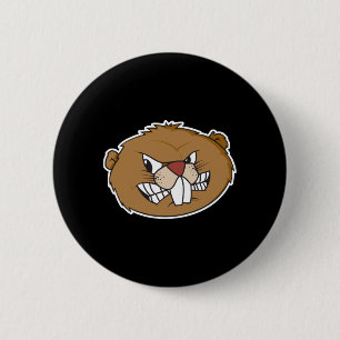 Bibergesicht Button