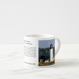 Biberinsel Hafen Leuchtturm Espresso Tasse