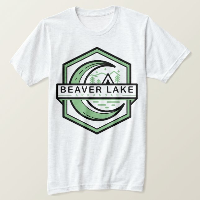 Bibersee arkansas moon glänzen Hexa T-Shirt (Design vorne)