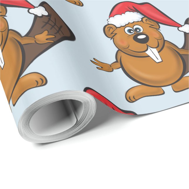 BiberweihnachtsPackpapier Geschenkpapier (Rolleneckpunkt)