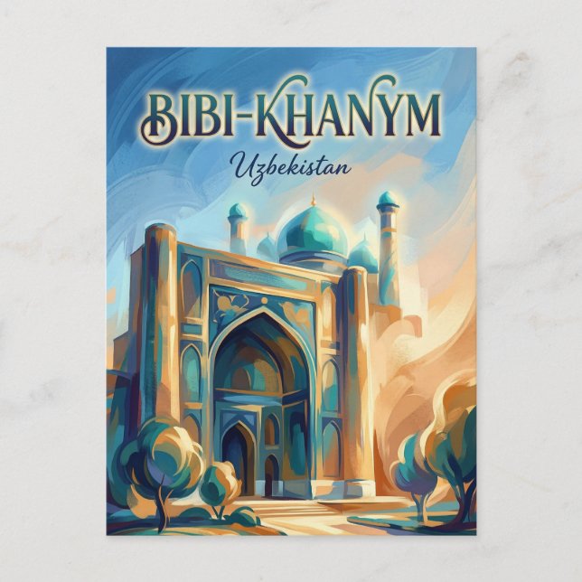 Bibi-Chanum-Moschee Usbekistan Postkarte (Vorderseite)