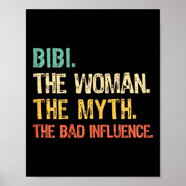 Bibi die Frau der Mythos Der D Einfluss der lustig Poster (Vorne)