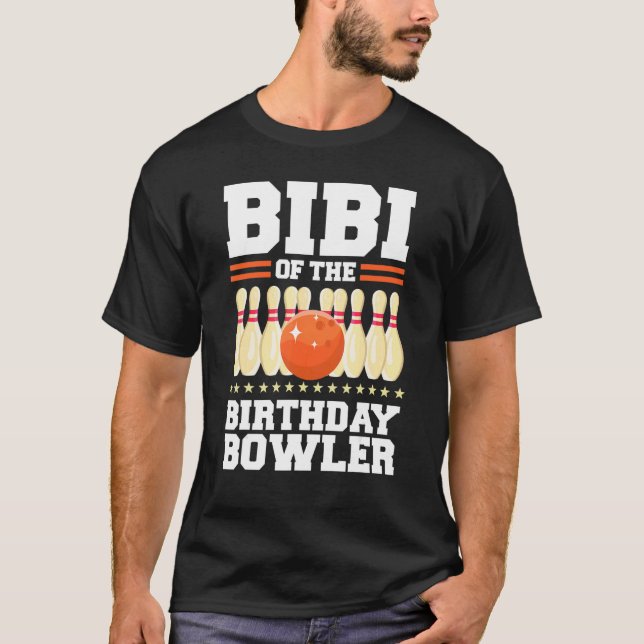 Bibi vom Bowler-Tag-Bowling-Party T-Shirt (Vorderseite)