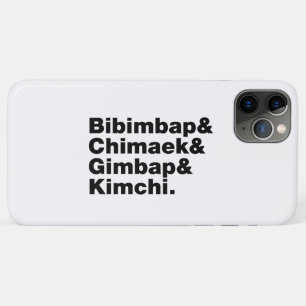 Bibimbap & Chimaek & Gimbap & Kimchi. Koreanische Case-Mate iPhone Hülle