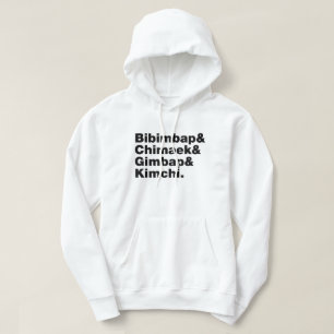 Bibimbap & Chimaek & Gimbap & Kimchi. Koreanische  Hoodie