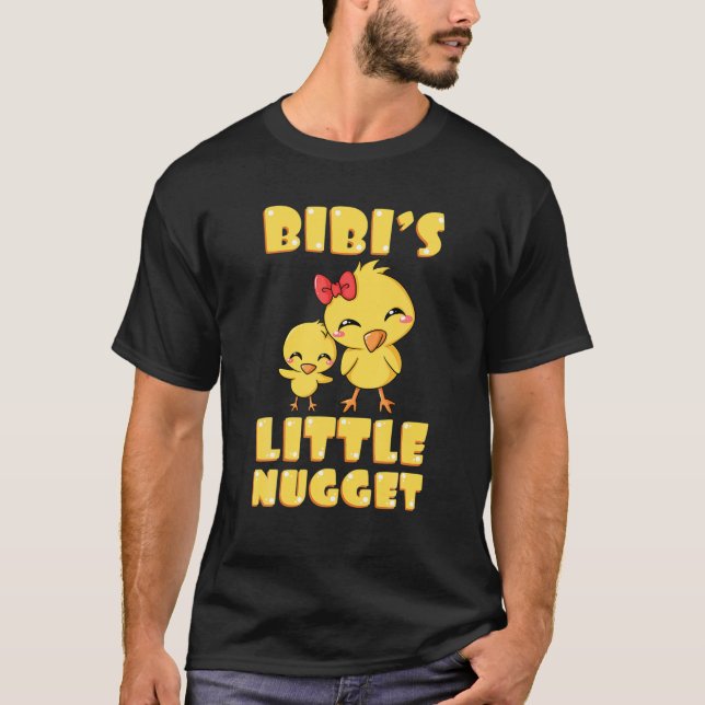 Bibi's Little Nugget Chicken Lover Oma Mother' T-Shirt (Vorderseite)