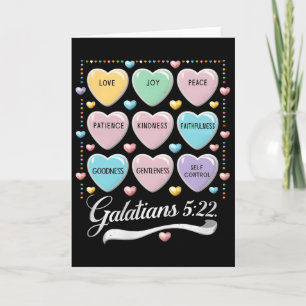 Bible Christlich Valentinstag Galater 5 22 Gespräc Karte