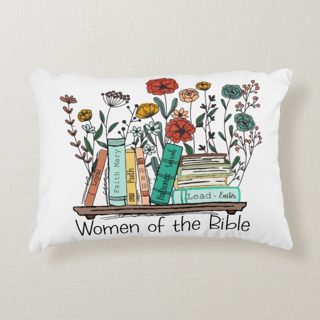 Bible, church, Jesus, Flowers, Floral, God Dekokissen (Vorderseite)