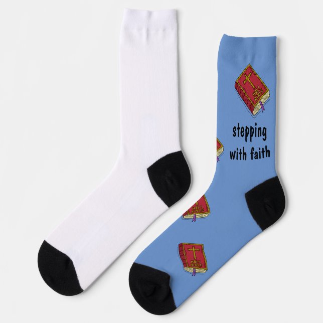 Bible Crew Socks Socken (Linkes Detail)