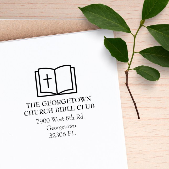 Bible Custom Elegante Rücksendeadresse Gummistempel (Von Creator hochgeladen)