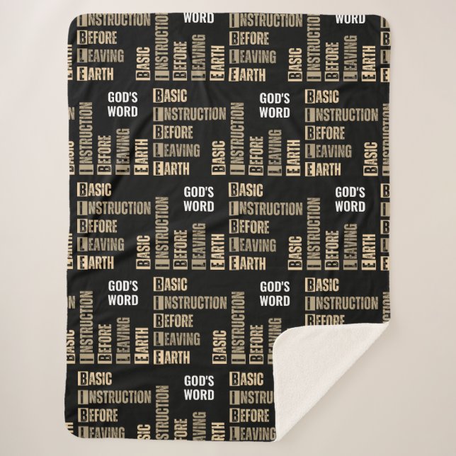 BIBLE Grundanleitung vor dem Verlass der Erde Sherpadecke (Vorderseite)