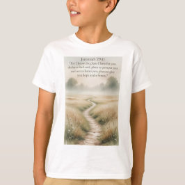 Bible Jeremiah 29:11 Christian Kid's Tee Shirt