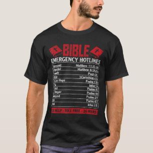 Bible Notennummern Sterngott Christlich Jesus T-Shirt