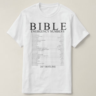 Bible-Notrufnummern T-Shirt