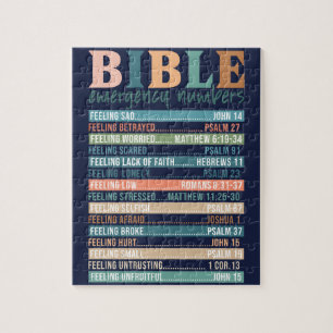 Bible Notrufnummern Verses Puzzle