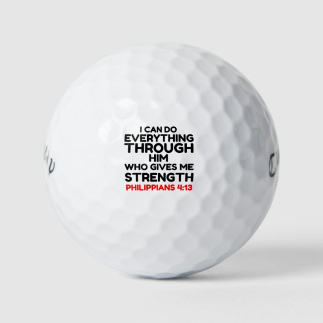 BIBLE QUOTE GOLFBALL (Vorderseite)