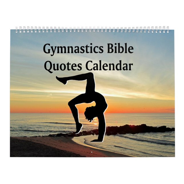 BIBLE QUOTES GYMNASTICS CALENDAR KALENDER (Titelbild)