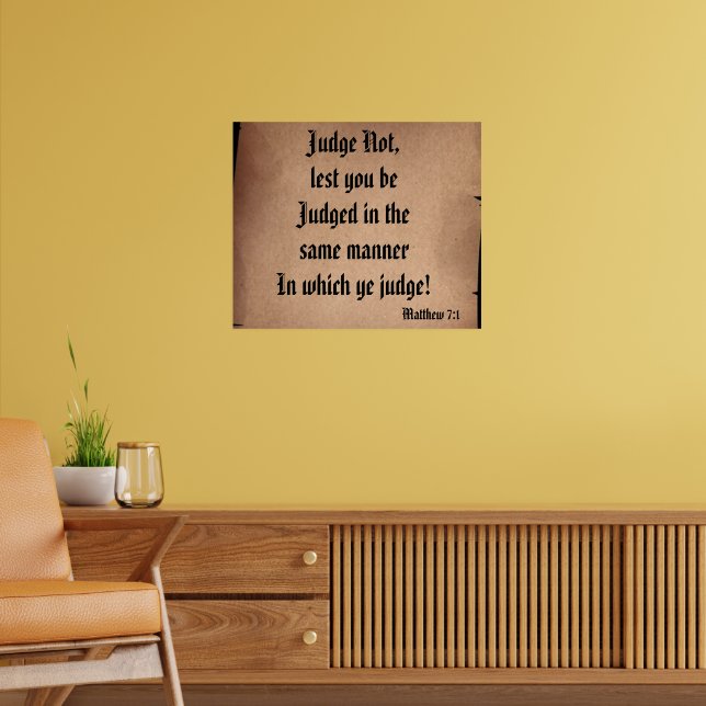 BIBLE SCRIPTURE SCROLL poster (Wohnzimmer 2)
