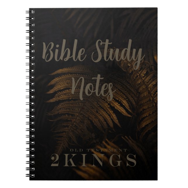 Bible Study-2 Kings Notizblock (Vorderseite)