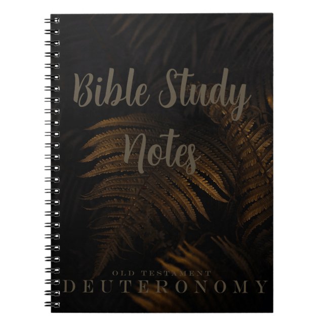 Bible Study-Deuteronomy Notizblock (Vorderseite)