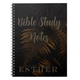Bible Study-Esther Notizblock