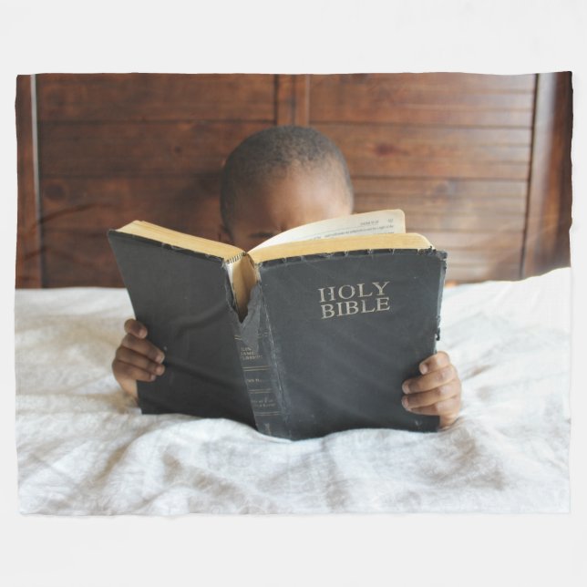 BIBLE STUDY FLEECEDECKE (Vorderseite (Horizontal))