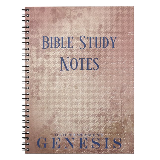 Bible Study-Geneseis Notizblock (Vorderseite)