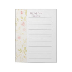 Bible Study Notepaper Personalisiert Notepad Notizblock