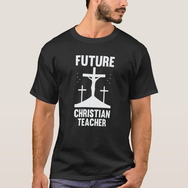 Bible Study Theology  Christianity Christian Teach T-Shirt (Vorderseite)
