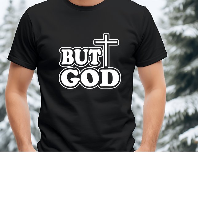 Bible Verse '''Aber Gott''' Typografie personalisi T-Shirt (Von Creator hochgeladen)