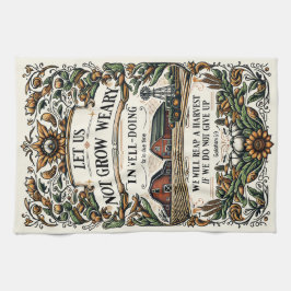 Bible Verse Christian Encouragement Tea Towel Geschirrtuch