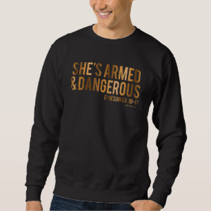 Bible Verse Christliche religiöse Kirche Goth 35 Sweatshirt