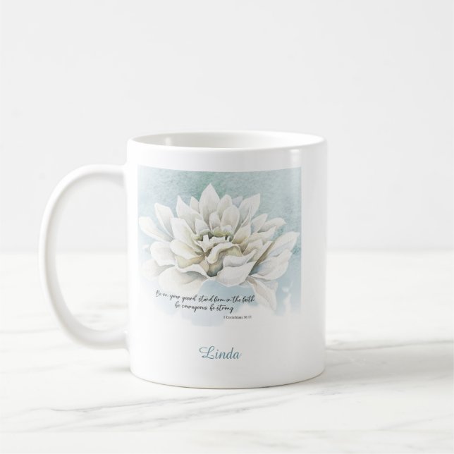 Bible verse Coffee Mug Kaffeetasse (Links)