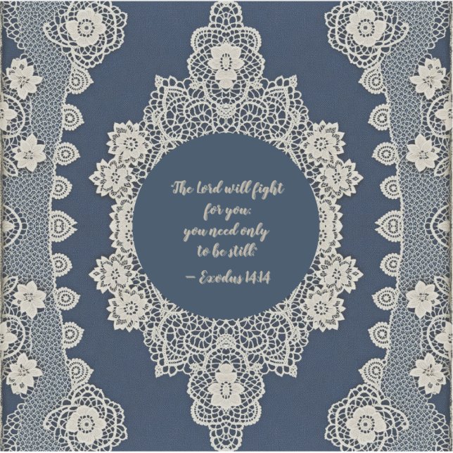 Bible Verse Custom-Cut Vinyl Sticker (Vorderseite)