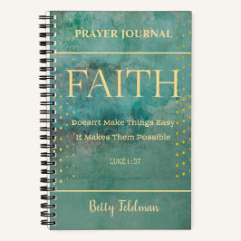 Bible Verse Floral Prayer Journal Notizbuch