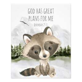 Bible Verse God Has Great Plans for Me Fotodruck