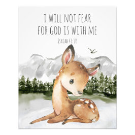 Bible Verse Isaiah 41:10 Fotodruck