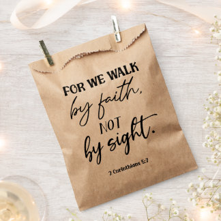 Bible Verse Kraft Gift Fvor Bag Geschenktütchen